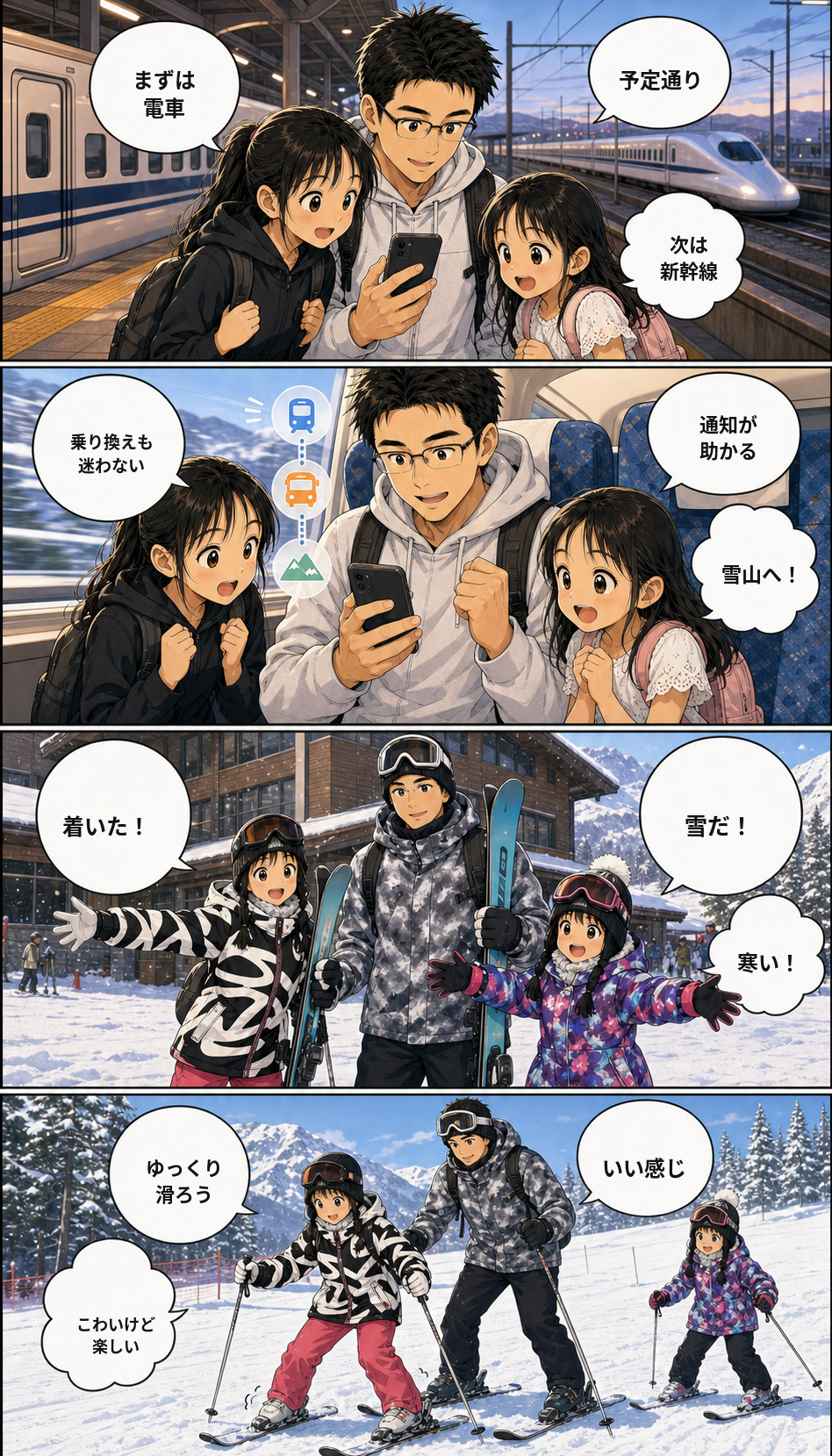 Claudeアプリと、新潟スキー日帰り計画 2ページ目