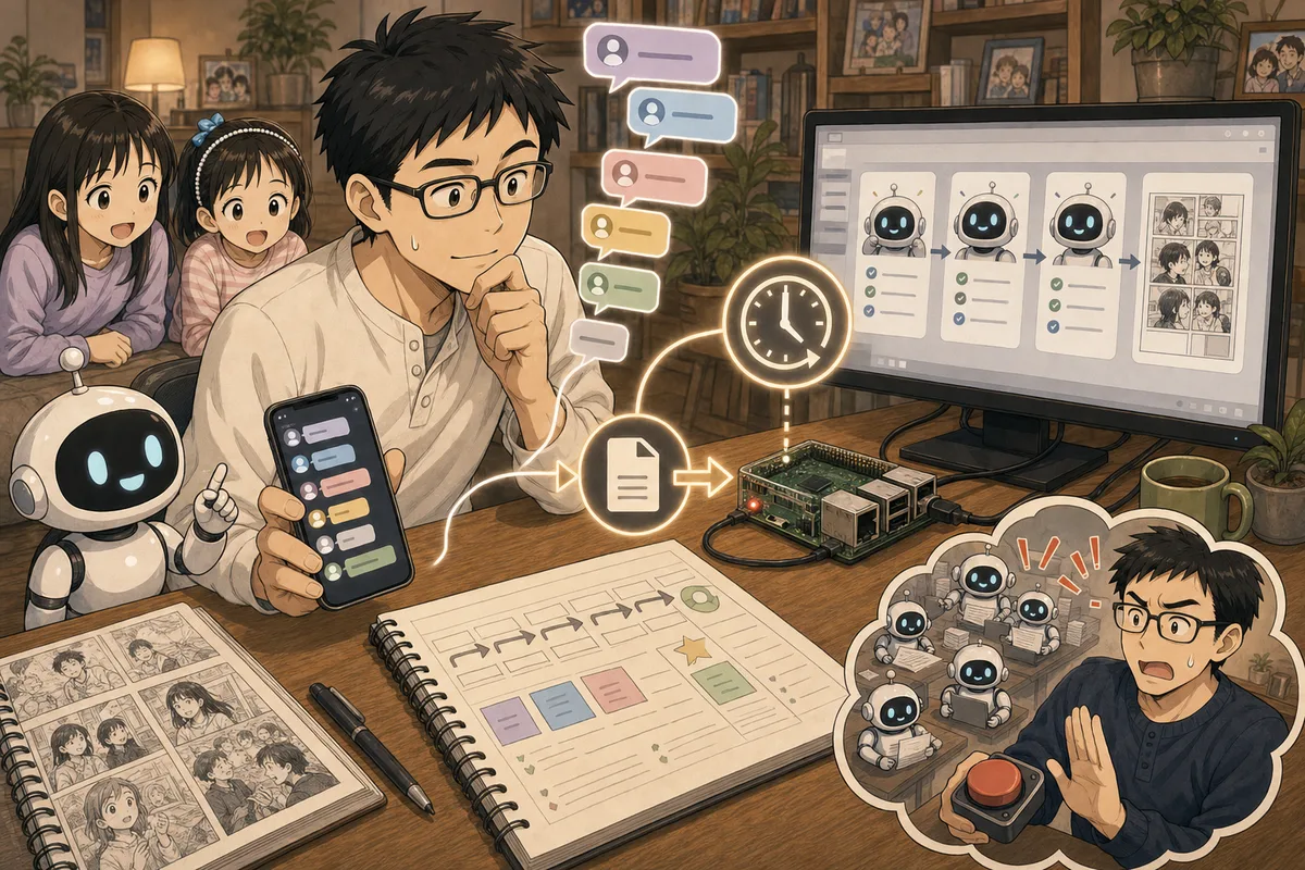 Discordにネタを投げる漫画制作のサムネイル