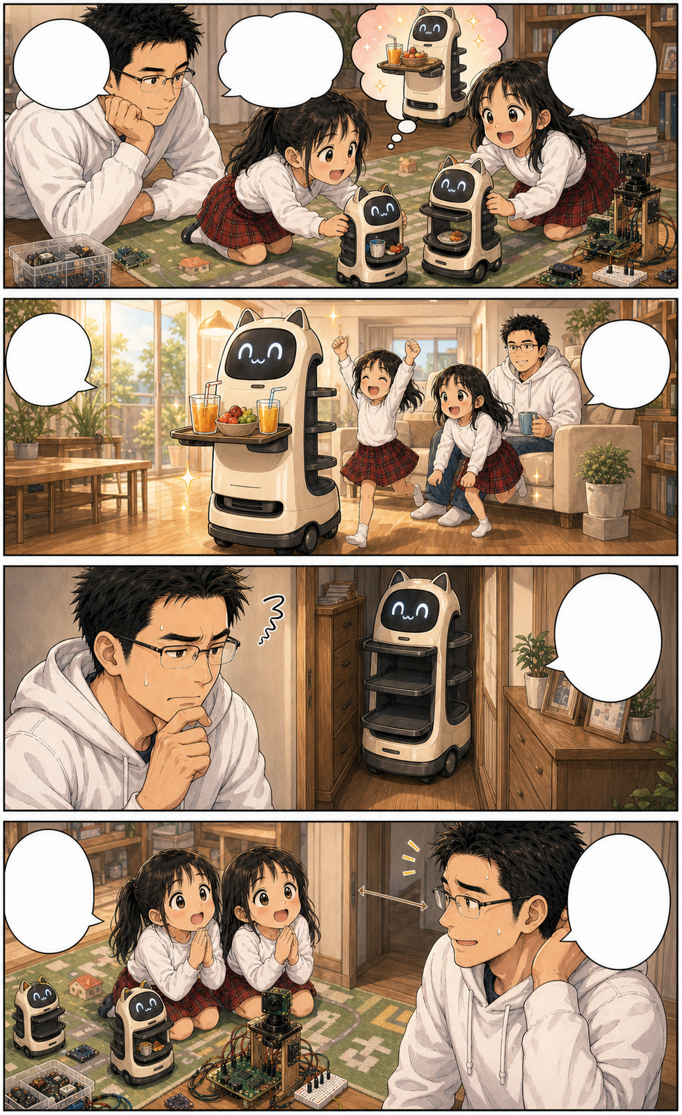 猫ちゃんロボットが来る店 4ページ目