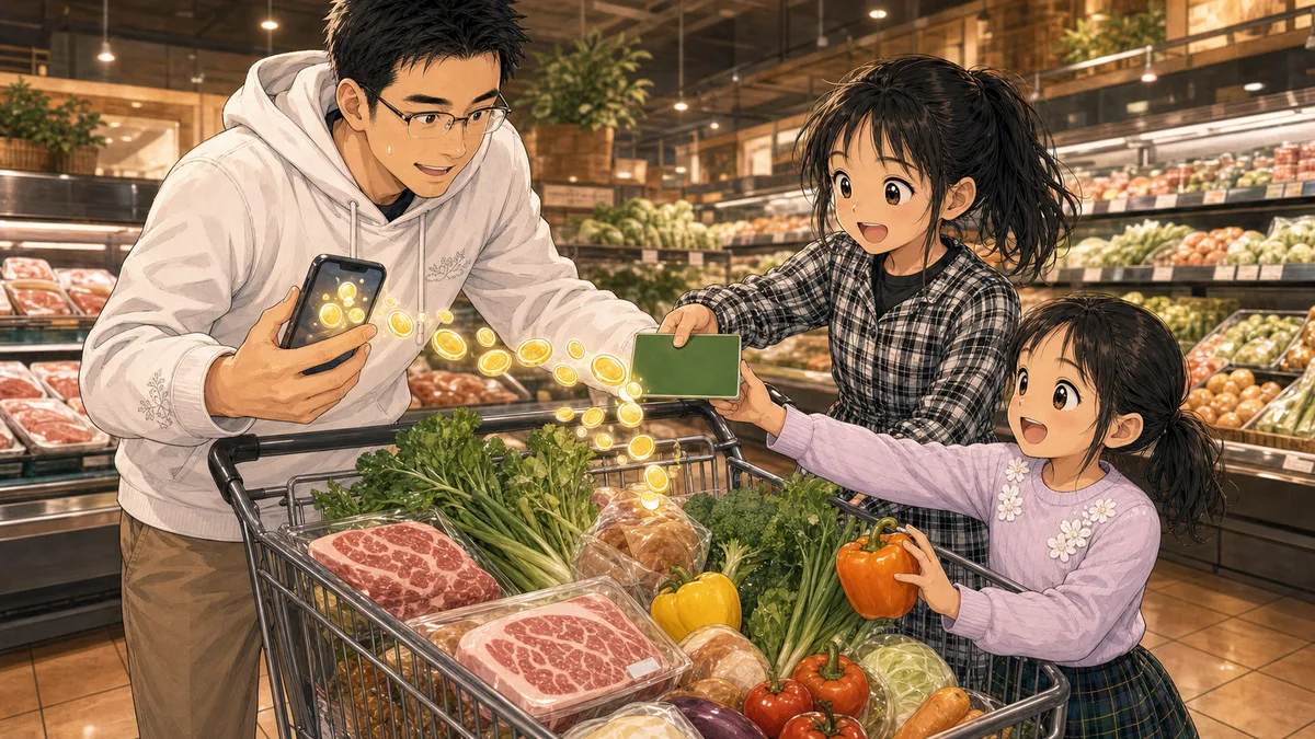 ポイントで豪華な夕食の表紙