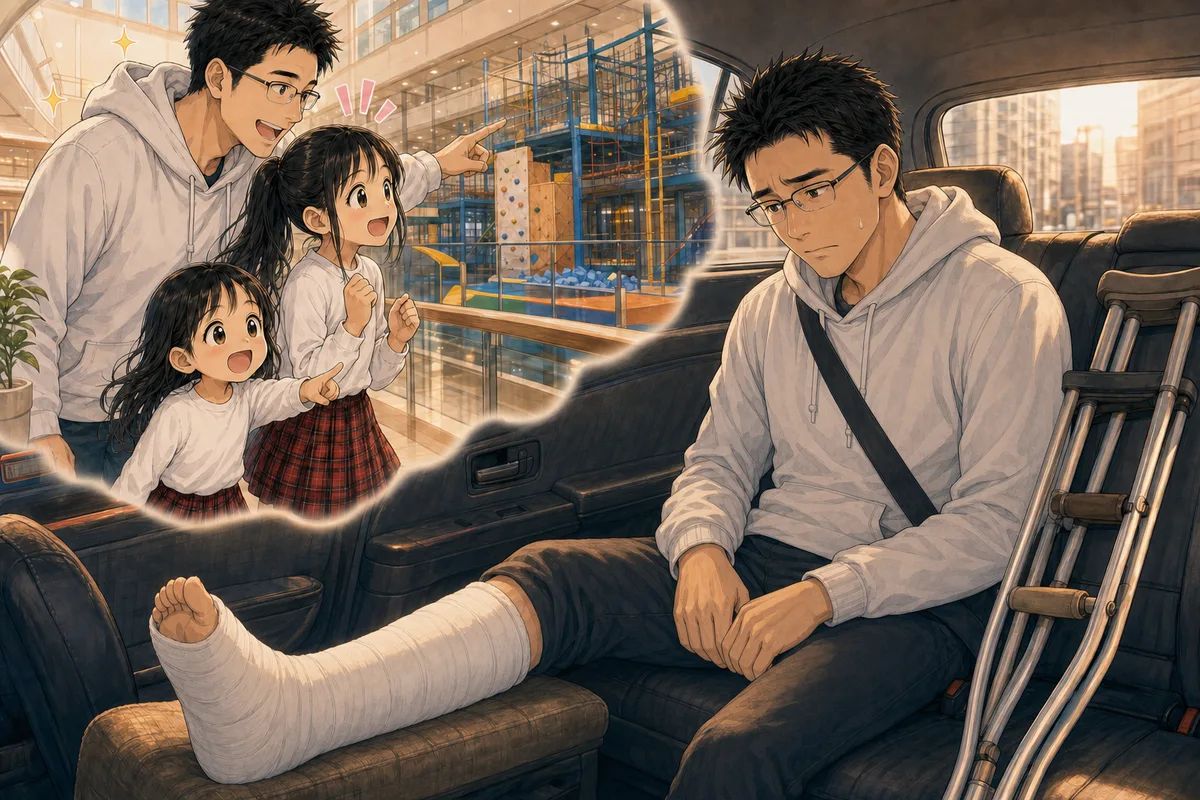 思わぬ大怪我…の表紙